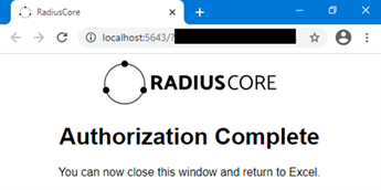 RadiusCore: Successful authentication.